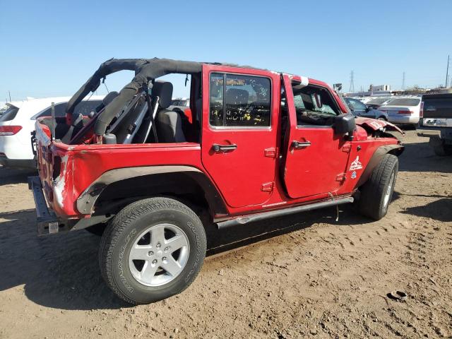 1J4GA39198L566672 - 2008 JEEP WRANGLER U X RED photo 3