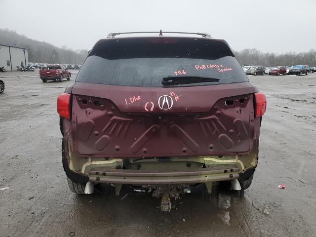 5J8TB4H5XEL017829 - 2014 ACURA RDX TECHNOLOGY BURGUNDY photo 6