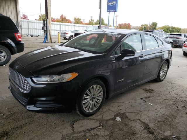 3FA6P0LU5GR360160 - 2016 FORD FUSION SE HYBRID BLACK photo 1