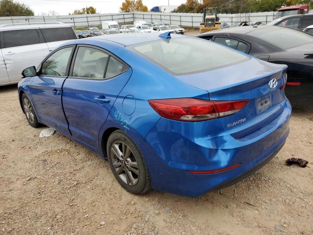 5NPD84LF8HH099649 - 2007 HYUNDAI ELANTRA SE BLUE photo 2