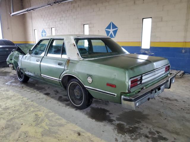 HH41C7F220032 - 1977 PLYMOUTH GRAN FURY GREEN photo 2