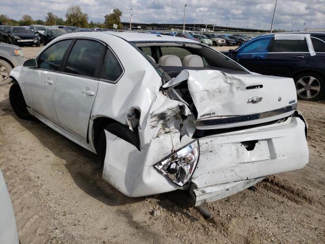 2G1WD5EM4B1284000 - 2011 CHEVROLET IMPALA POLICE WHITE photo 2