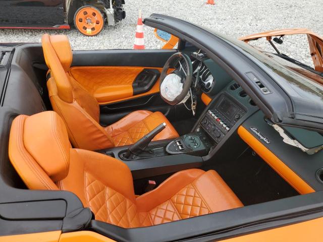 ZHWGU6AU0BLA10028 - 2011 LAMBORGHINI GALLARDO SPYDER ORANGE photo 10