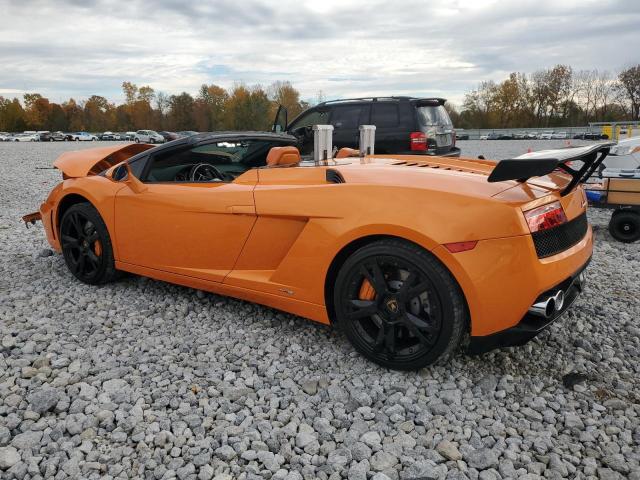 ZHWGU6AU0BLA10028 - 2011 LAMBORGHINI GALLARDO SPYDER ORANGE photo 2