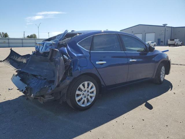 3N1AB7AP4KY264255 - 2019 NISSAN SENTRA S BLUE photo 3