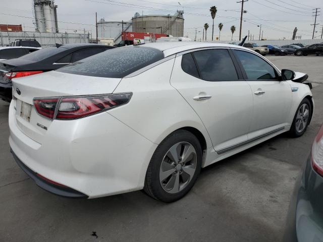 KNAGN4AD9E5063064 - 2014 KIA OPTIMA HYBRID WHITE photo 3