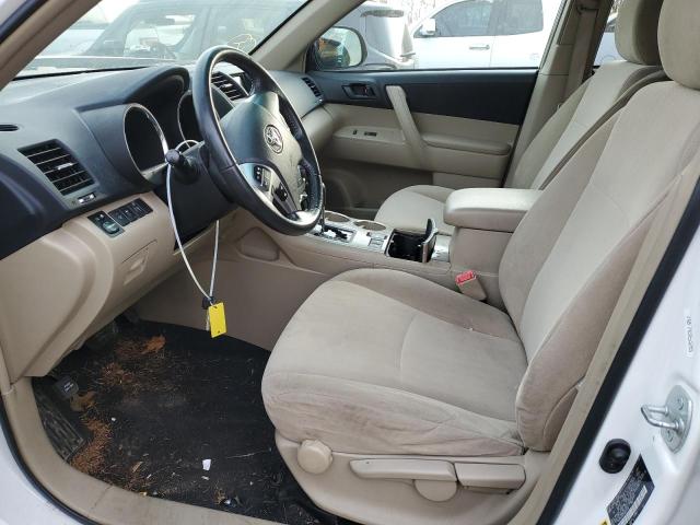 5TDZA3EH7DS037487 - 2013 TOYOTA HIGHLANDER BASE Ақ фото 7