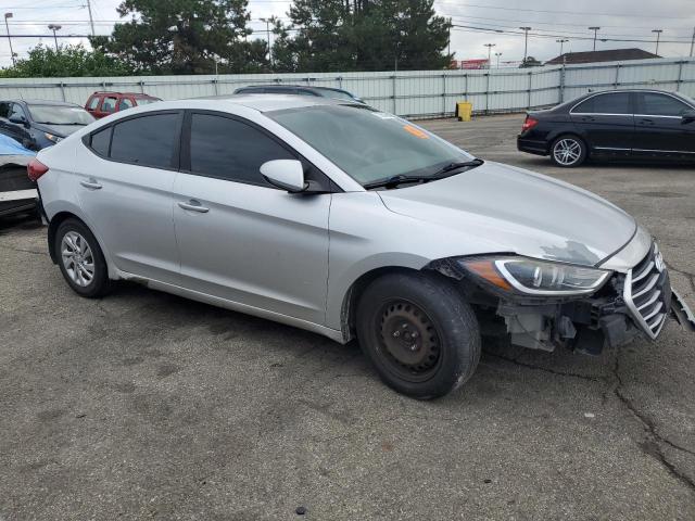 5NPD74LF5HH172785 - 2017 HYUNDAI ELANTRA SE SILVER photo 4