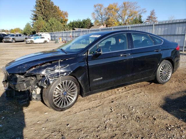 3FA6P0RU8JR248094 - 2018 FORD FUSION TITANIUM/PLATINUM HEV BLACK photo 1