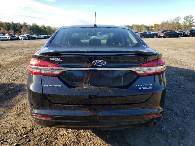 3FA6P0RU8JR248094 - 2018 FORD FUSION TITANIUM/PLATINUM HEV BLACK photo 6