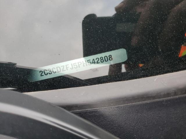 2C3CDZFJ5PH542808 - 2023 DODGE CHALLENGER R/T SCAT PACK GRAY photo 12