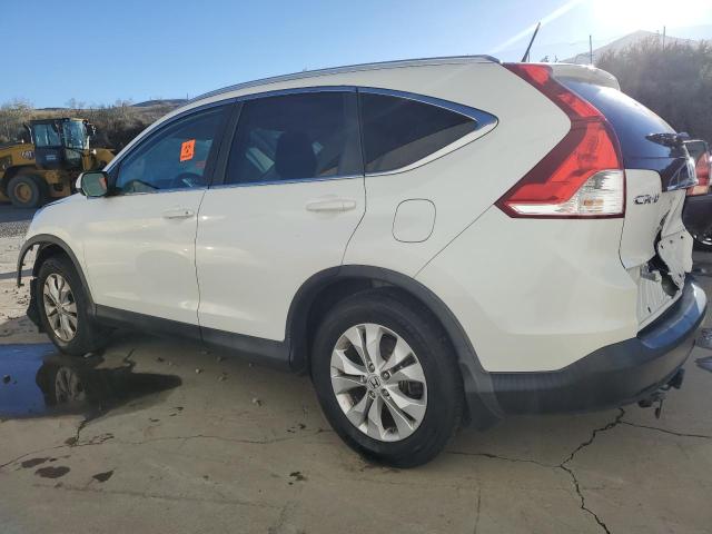 5J6RM4H75DL059774 - 2013 HONDA CR-V EXL WHITE photo 2