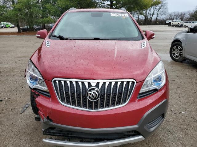 KL4CJASB7FB234528 - 2015 BUICK ENCORE RED photo 5