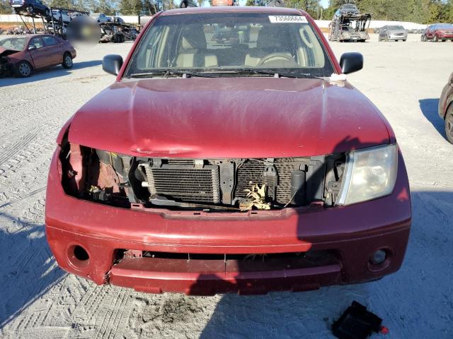 5N1AR18W16C606256 - 2006 NISSAN PATHFINDER LE 勃艮第红 照片 5