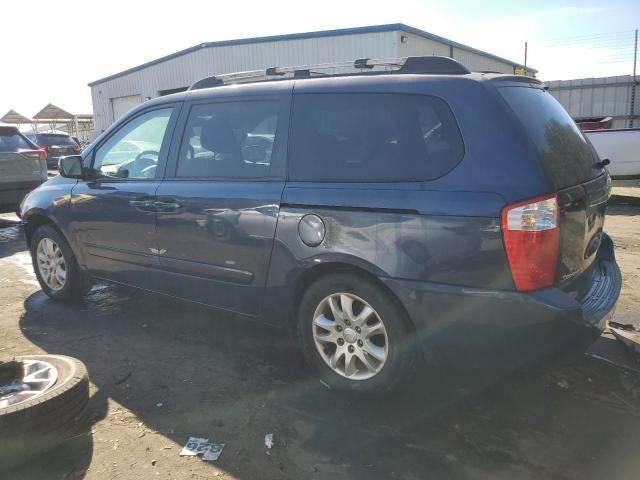 KNDMB233876166724 - 2007 KIA SEDONA EX BLUE photo 2