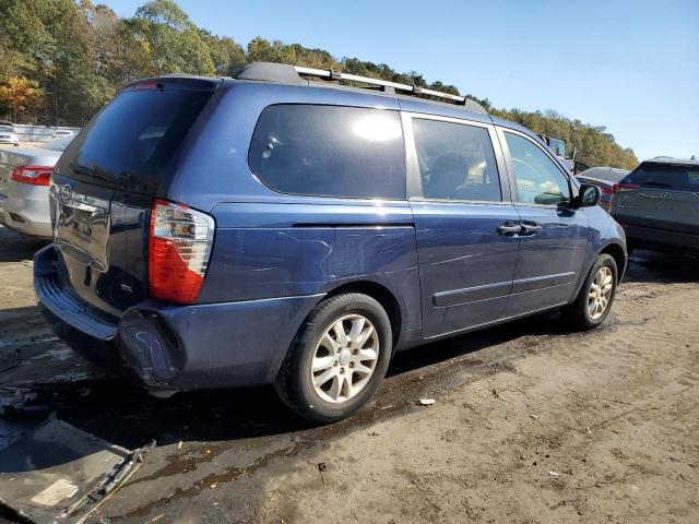 KNDMB233876166724 - 2007 KIA SEDONA EX BLUE photo 3