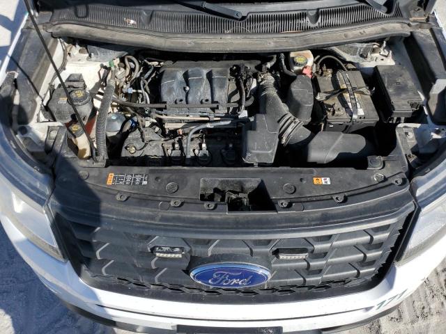 1FM5K8AR2JGA84905 - 2018 FORD EXPLORER POLICE INTERCEPTOR WHITE photo 12