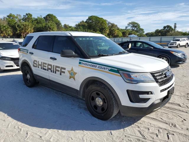 1FM5K8AR2JGA84905 - 2018 FORD EXPLORER POLICE INTERCEPTOR WHITE photo 4