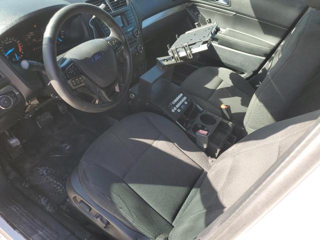1FM5K8AR2JGA84905 - 2018 FORD EXPLORER POLICE INTERCEPTOR WHITE photo 8