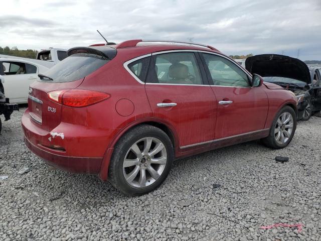 JNKAJ09E78M304056 - 2008 INFINITI EX35 BASE RED photo 3