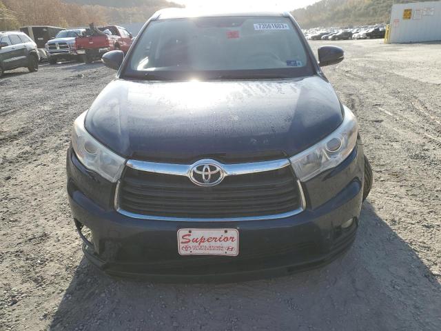 5TDJKRFH3ES068913 - 2014 TOYOTA HIGHLANDER XLE BLUE photo 5