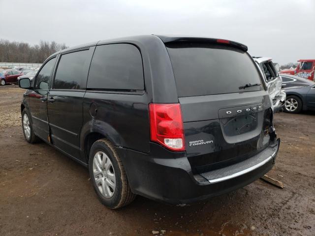 2C4RDGBG5DR819337 - 2013 DODGE CARAVAN SE BLACK photo 2