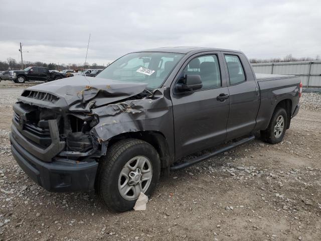 5TFRM5F16EX076328 - 2014 TOYOTA TUNDRA DOUBLE CAB SR/SR5 BLACK photo 1