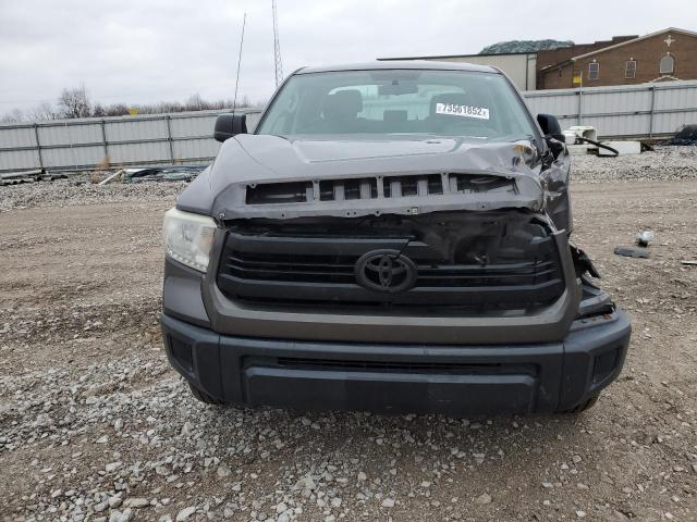 5TFRM5F16EX076328 - 2014 TOYOTA TUNDRA DOUBLE CAB SR/SR5 BLACK photo 5