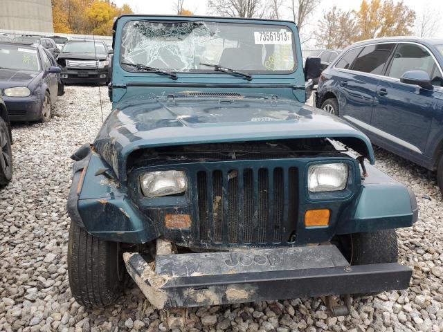 1J4FY19P8SP257632 - 1995 JEEP WRANGLER / S BLUE photo 5