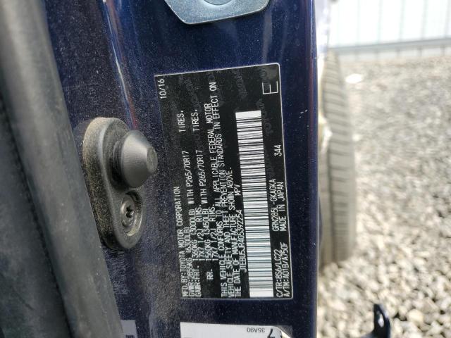 JTEBU5JR4G5392254 - 2016 TOYOTA 4RUNNER SR5/SR5 PREMIUM 蓝色 照片 12