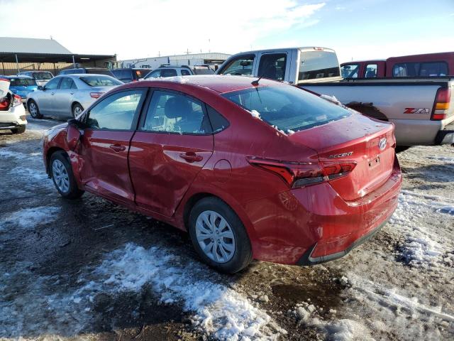 3KPC24A63NE168179 - 2022 HYUNDAI ACCENT SE RED photo 2