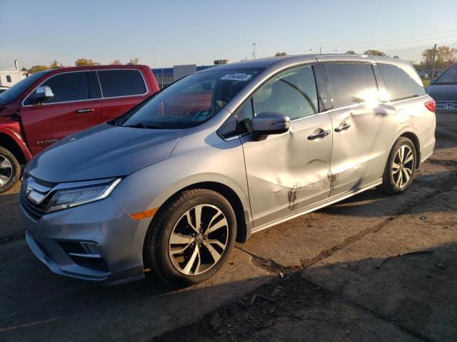 5FNRL6H95JB080953 - 2018 HONDA ODYSSEY ELITE Szary zdjęcie 1