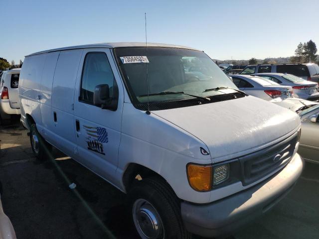 1FTNE24L15HB43779 - 2005 FORD ECONOLINE E250 VAN WHITE photo 4