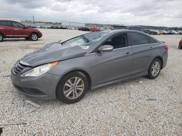 5NPEB4AC9EH903516 - 2014 HYUNDAI SONATA GLS GRAY photo 1