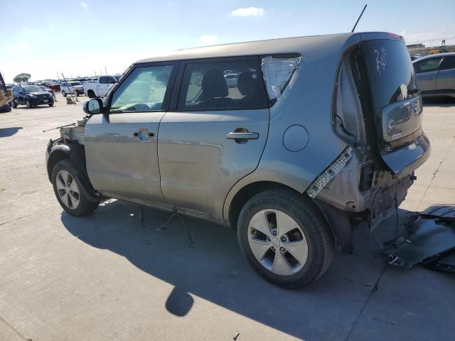 KNDJN2A25F7176429 - 2015 KIA SOUL GRAY photo 2