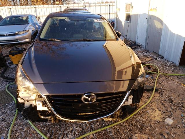 JM1BM1V30F1230694 - 2015 MAZDA MAZDA 3 TOURING GRAY photo 5