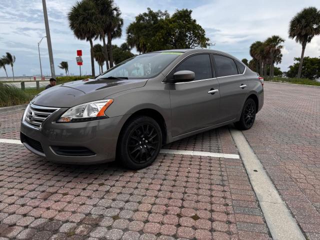 3N1AB7AP2FL677763 - 2015 NISSAN SENTRA S BEIGE photo 2