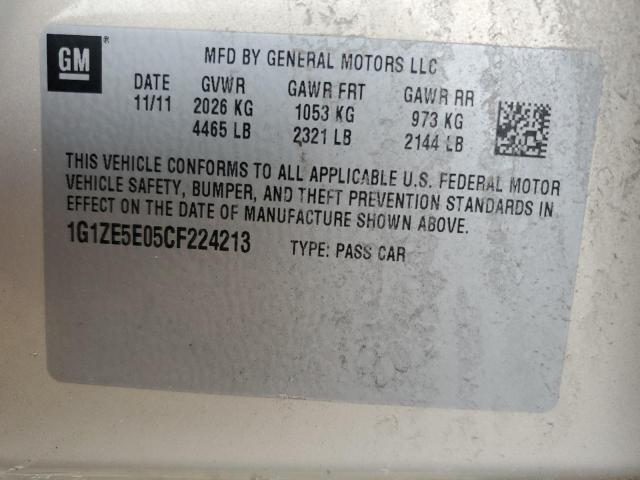 1G1ZE5E05CF224213 - 2012 CHEVROLET MALIBU LTZ 金色 照片 12