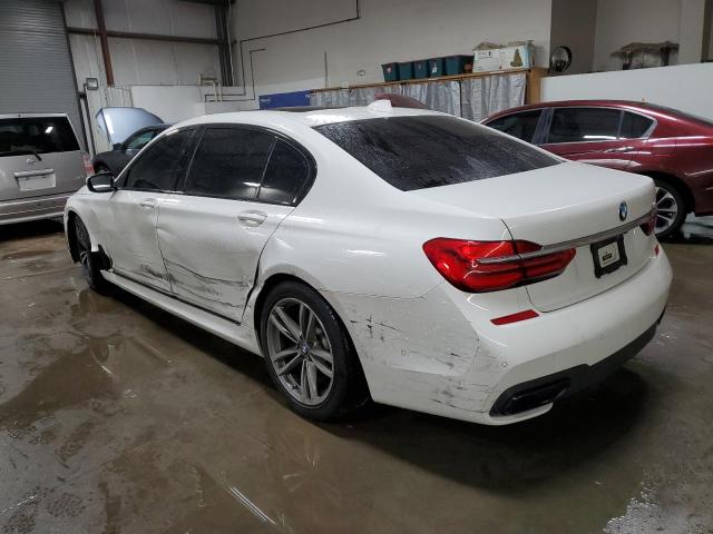 WBA7E4C58HGU99693 - 2017 BMW 740 XI WHITE photo 2