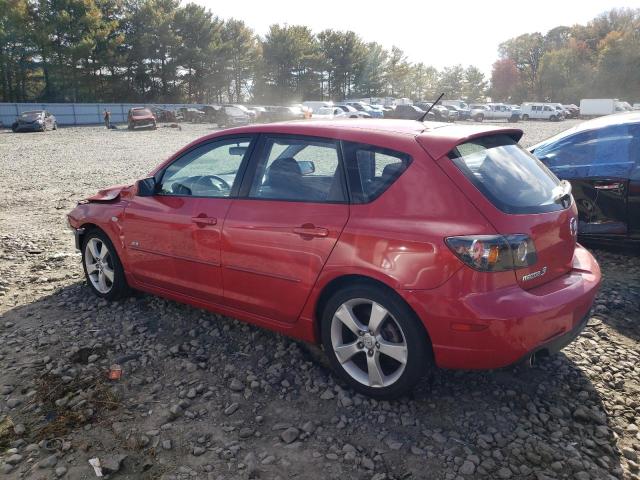 JM1BK143651275547 - 2005 MAZDA 3 HATCHBACK RED photo 2