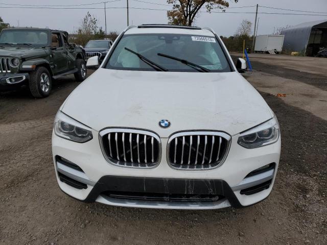 5UXTY5C0XM9D82491 - 2021 BMW X3 XDRIVE30I WHITE photo 5