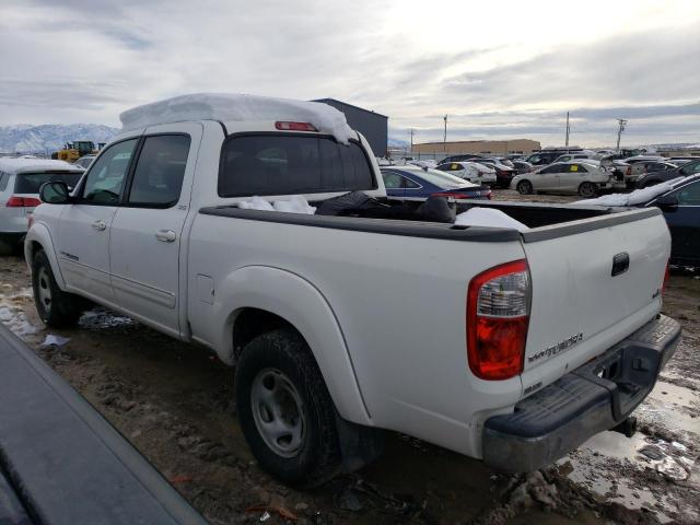 5TBET34196S555027 - 2006 TOYOTA TUNDRA DOUBLE CAB SR5 WHITE photo 2