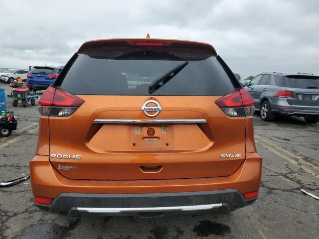 5N1AT2MV3HC834119 - 2017 NISSAN ROGUE SV ORANGE photo 6