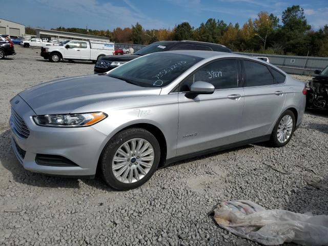 3FA6P0UU2GR297176 - 2016 FORD FUSION S HYBRID SILVER photo 1