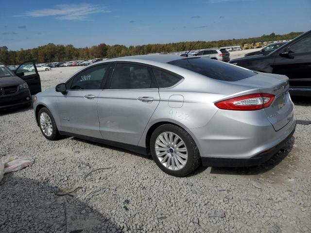 3FA6P0UU2GR297176 - 2016 FORD FUSION S HYBRID SILVER photo 2