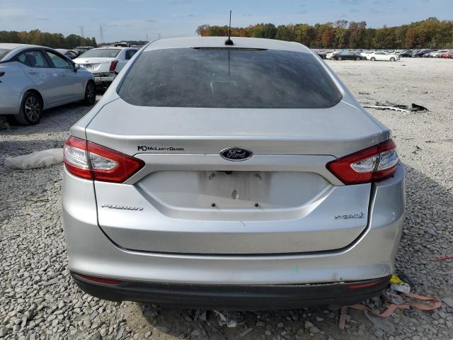 3FA6P0UU2GR297176 - 2016 FORD FUSION S HYBRID SILVER photo 6