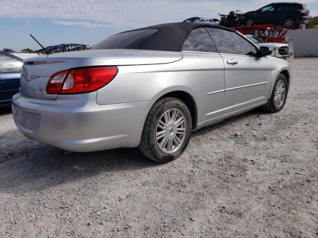 1C3LC45K08N201082 - 2008 CHRYSLER SEBRING SILVER photo 3