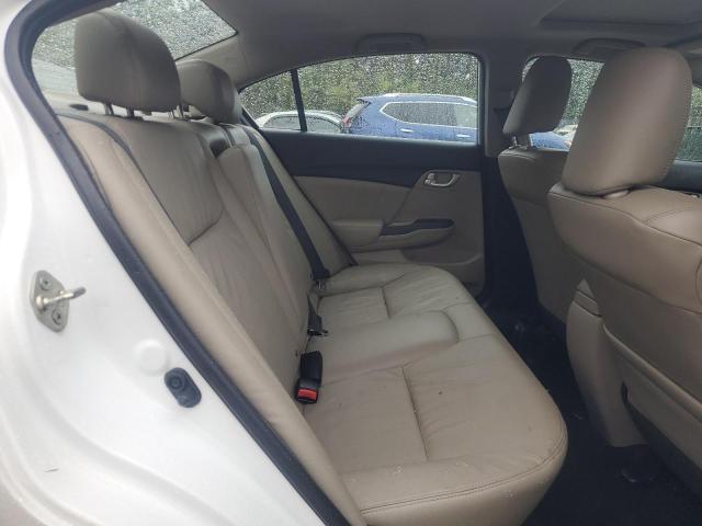 19XFB2F98EE014054 - 2014 HONDA CIVIC EXL თეთრი ფოტო 10