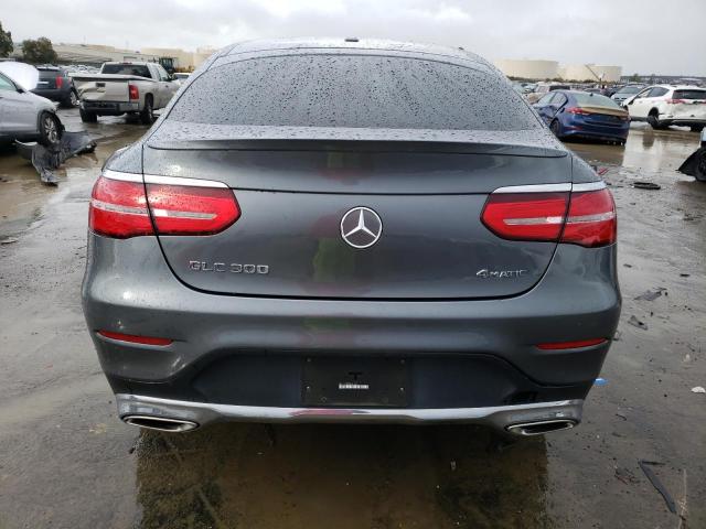 WDC0J4KB8JF341822 - 2018 MERCEDES-BENZ GLC COUPE 300 4MATIC GRAY photo 6