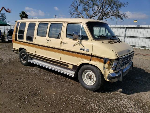 2B6HB23W6FK315356 - 1985 DODGE RAM VAN B250 CREAM photo 4